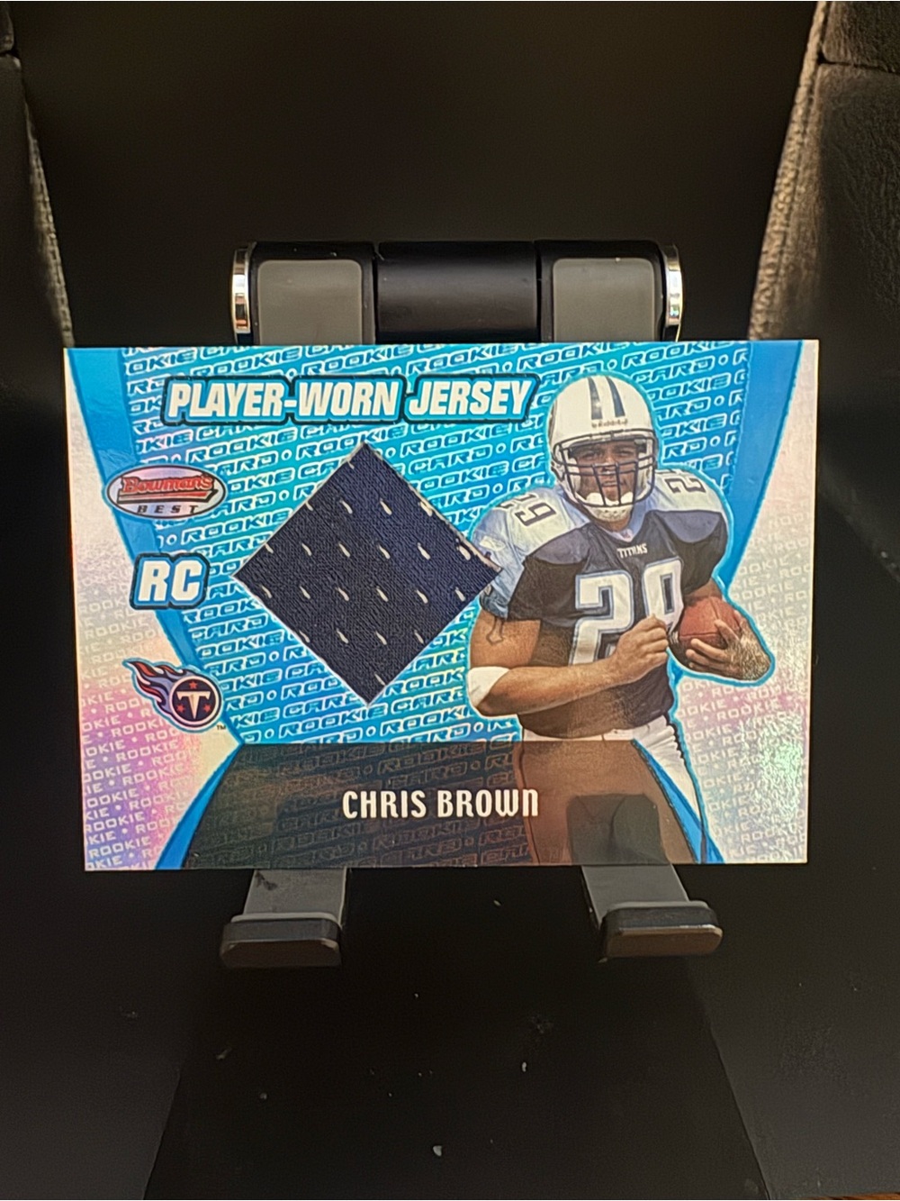 Chris Brown Rookie Player-Worn Jersey Card